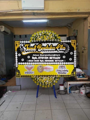 Papan Bunga di Makasar Jakarta Timur
